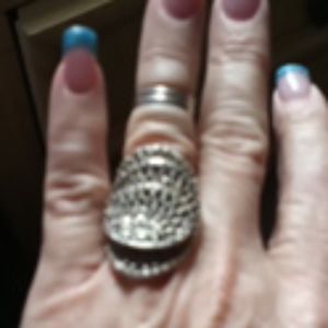 Marcasite ring Sterling silver